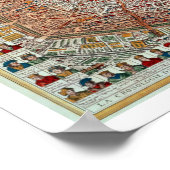 受胎告知、17th c.(パネル) ポスター (角)