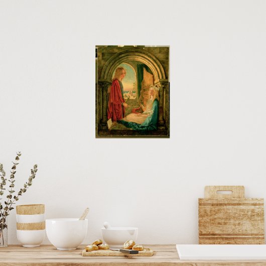 受胎告知， 1859 ポスター (キッチン)