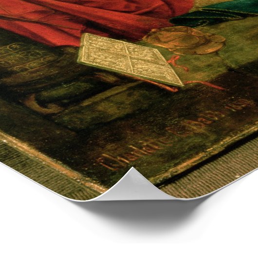 受胎告知， 1859 ポスター (角)