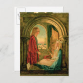 受胎告知， 1859 ポストカード (正面/裏面)