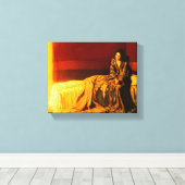 受胎告知， 1898 by Henry Ossawa Tanner キャンバスプリント (インサイチュ (ウッドフロア))