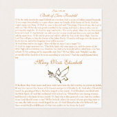 受胎告知(2) -祈りの言葉カード 名刺 (内部フラット)