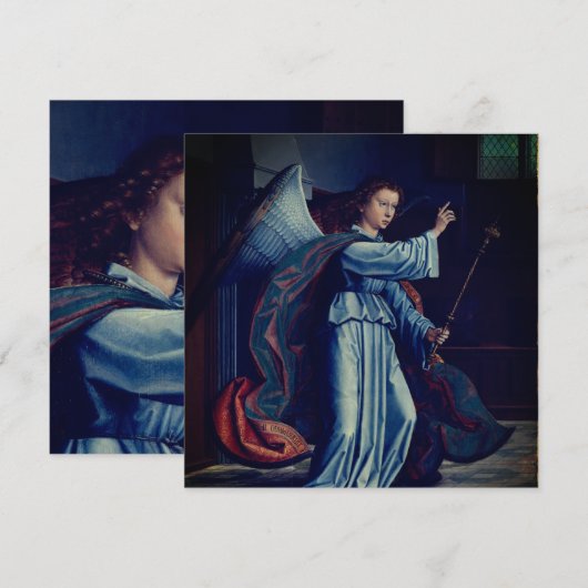 受胎告知 – by Gerard David, 1506 (正面/裏面)