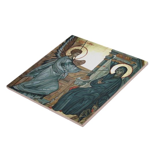 受胎告知 – Byzantine Icon タイル (側面)