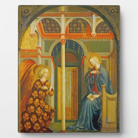 受胎告知、c.1423-24 フォトプラーク (正面)