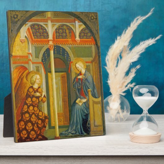 受胎告知、c.1423-24 フォトプラーク (側面)