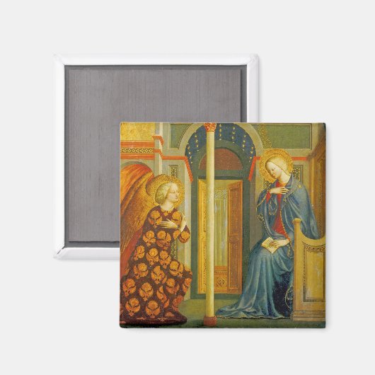 受胎告知、c.1423-24 マグネット (正面/裏面)