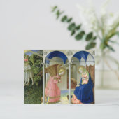 受胎告知, c.1430-32 ポストカード (スタンド正面)