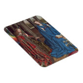 受胎告知、c.1434-36 (キャンバス上の油) マグネット (右側)