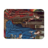 受胎告知、c.1434-36 (キャンバス上の油) マグネット (横)