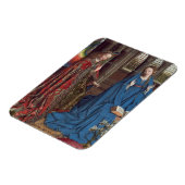 受胎告知、c.1434-36 (キャンバス上の油) マグネット (左側)