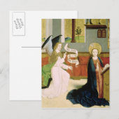 受胎告知， c.1470-80 ポストカード (正面/裏面)