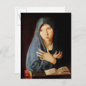 受胎告知， c.1473-74 ポストカード (正面/裏面)