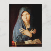 受胎告知， c.1473-74 ポストカード (正面)