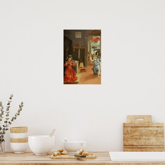 受胎告知， c.1534-35 ポスター (キッチン)