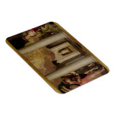 受胎告知， c.1551-53 (キャンバス上の油) マグネット (右側)