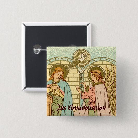 受胎告知(RLS 04) 缶バッジ (正面&裏面)