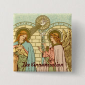 受胎告知(RLS 04) 缶バッジ (正面)