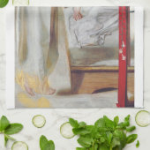 受胎告知byダンテガブリエルロセッティ キッチンタオル (折り畳み)