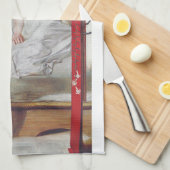 受胎告知byダンテガブリエルロセッティ キッチンタオル (四つ折り)