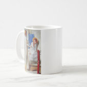 受胎告知byダンテガブリエルロセッティ コーヒーマグカップ (正面左)