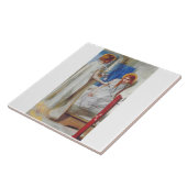 受胎告知byダンテガブリエルロセッティ タイル (側面)