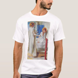 受胎告知byダンテガブリエルロセッティ tシャツ