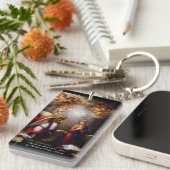 受胎告知byバルトロメエステバン・ムリロ キーホルダー (正面右)