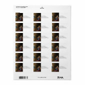 受胎天使とマリア ラベル (フルシート)