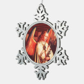 受胎天使 スノーフレークピューターオーナメント (右)