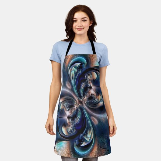 受胎 エプロン (着用した状態)