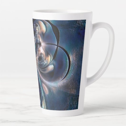 受胎 カフェラテマグ (右)