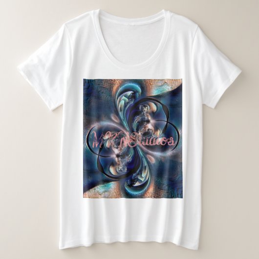 受胎 プラスサイズTシャツ (デザイン正面)