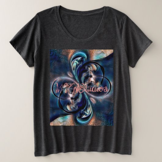 受胎 プラスサイズTシャツ (デザイン正面)