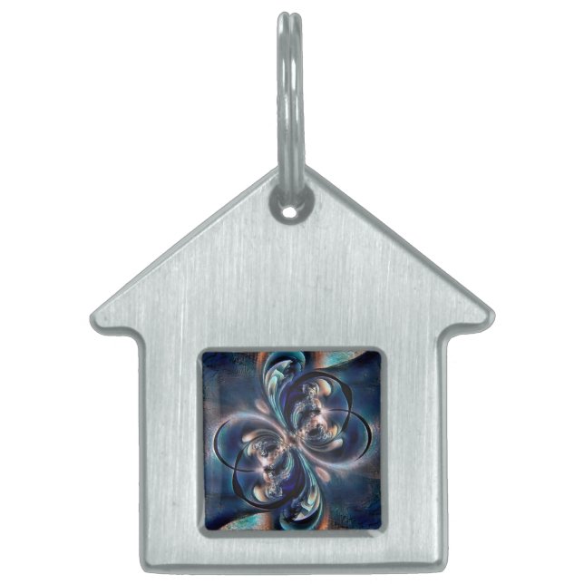 受胎 ペットネームタグ (正面)