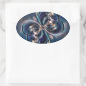 受胎 楕円形シール (バッグ)