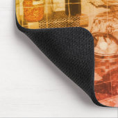 受賞作品ヴィンテージ白黒 マウスパッド (コーナー)