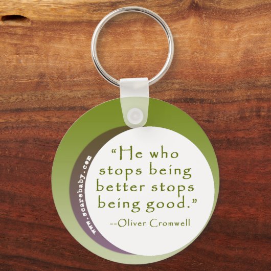 受賞感動的意欲を起こ者の引用文 キーホルダー (正面)