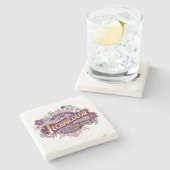 受賞技術カラー ストーンコースター (横)