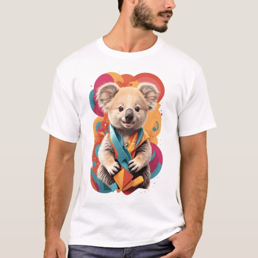 受賞歴のあるクマ Tシャツ (正面)