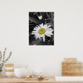 受賞歴 – 白黒デイジーポスター ポスター (キッチン)