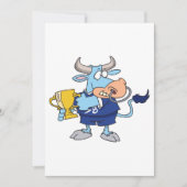 受賞牛 招待状 (正面)