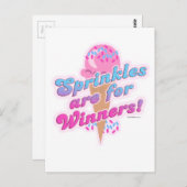 受賞者には振りかける物がある ポストカード (正面/裏面)