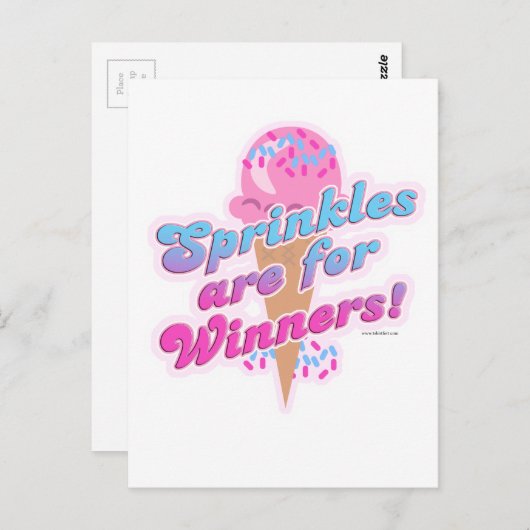 受賞者には振りかける物がある ポストカード (正面/裏面)