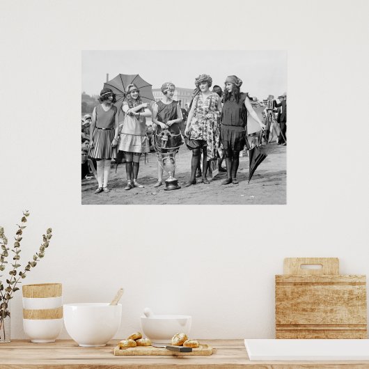 受賞者のグループ： 1922 ポスター (キッチン)