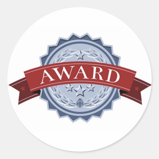 受賞者の賞牌 ラウンドシール (正面)