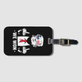 受賞者トランプ我々は就任式の日47日に勝利 ラゲッジタグ (正面横)