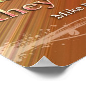 受賞者 – メッセやる気を起こさせるージプリント ポスター (角)