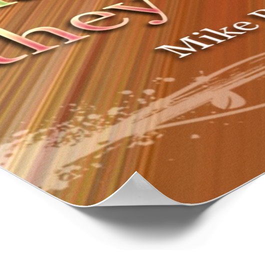 受賞者 – メッセやる気を起こさせるージプリント ポスター (角)