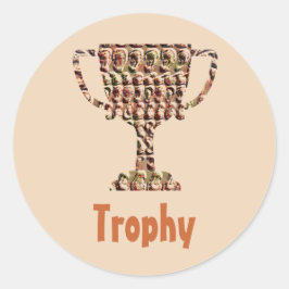 受賞：ヴィンテージ刻印金ゴールド ラウンドシール